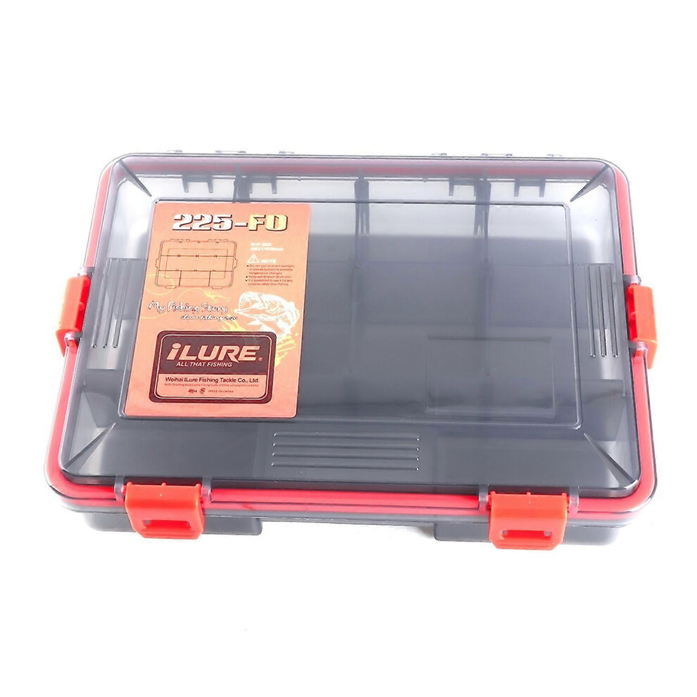 (As show, One size) Large Water Resistant Tackle Box Fishing Tackle Box Organizer Adjustable Fishing Tackle Trays Tackle-image-OPC-PH5995Y-NEW