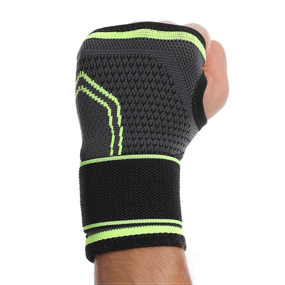 (As show, One size) Compression Wrist Brace with Pressure Belt Sport Protection Wristband Knitting Pressurized Wrist and