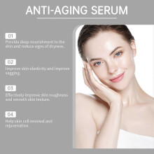 (As show, One size) HOYGI Anti-Aging Essence Set Hyaluronic Acid Serum Facial Massage Roller Nourishing Skincare Set Ski