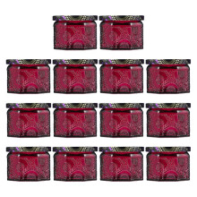 (As show, One size) 14pcs Aromatherapy Candle Jar