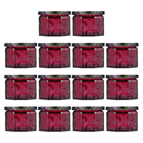 (As show, One size) 14pcs Aromatherapy Candle Jar