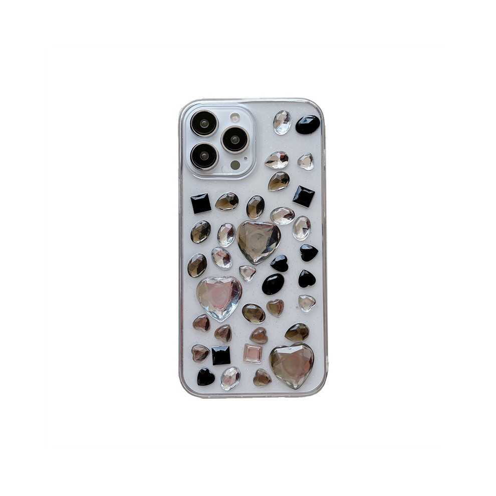 Iphone 14 Pro Case With Colored Diamonds 4D Twinkle Glitter Spark Luxury Girly Aesthetic Personalized Design For Women 7770198158373