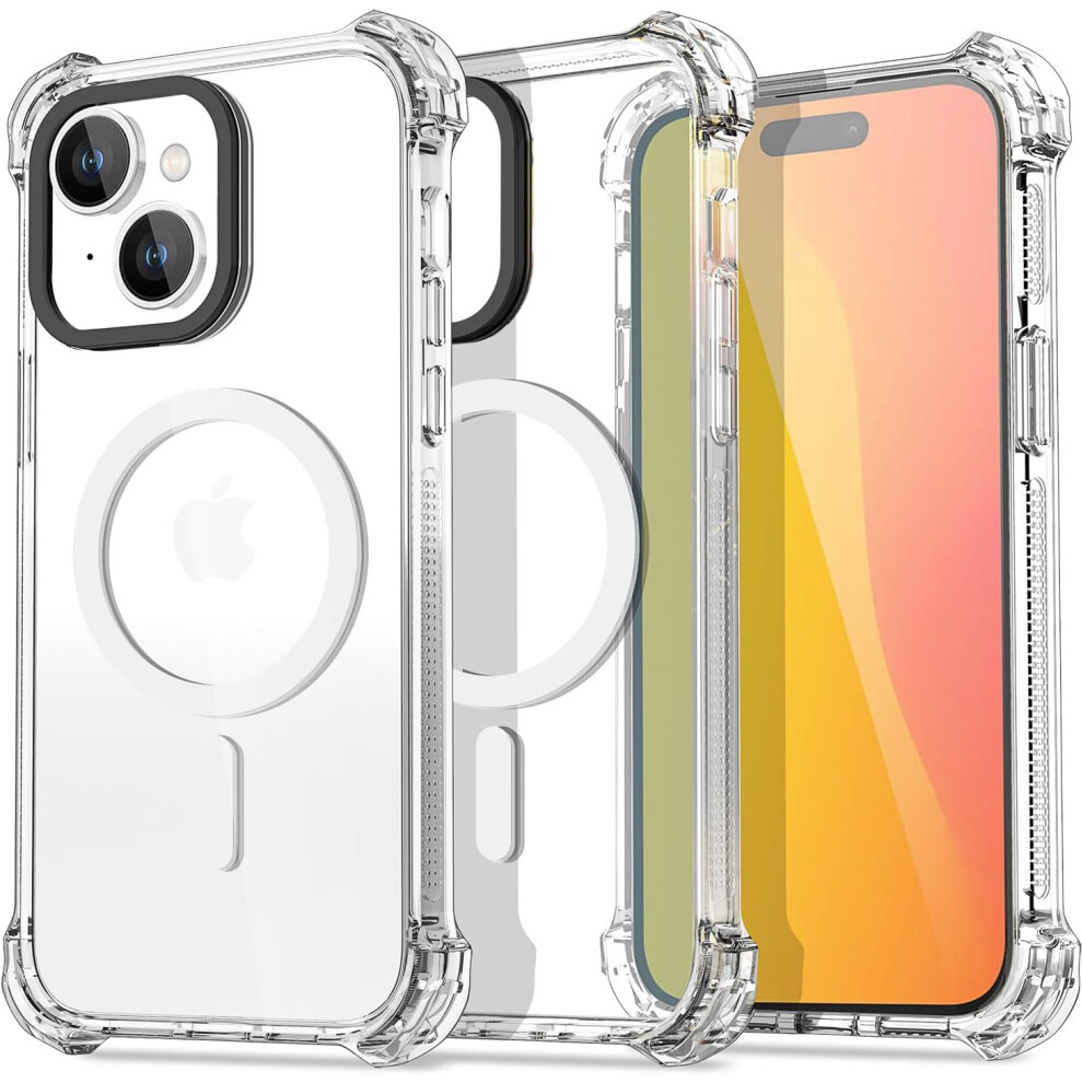 Iphone15plus Clear Compatible With Magsafe, Impact Shockproof [Non-Yellowing][Military Drop Protection]Anti-Scratch Protective Magnetic Phone Cover 7770198162400