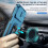 Case for iPhone 15 Phone Case iPhone 15 Case with Kickstand Ring Holder, with Camera Cover, with Magnetic Car Mount Function-Blue 4