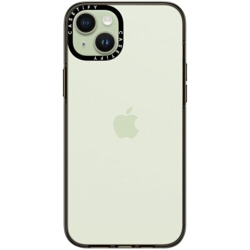 Compact Case for iPhone 15 Plus [2X Military Grade Drop Tested / 4ft Drop Protection] - Clear Black 2