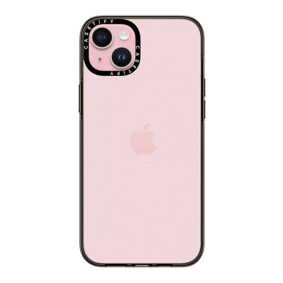 Tianfu Compact Case For Iphone 15 Plus [2X Military Grade Drop Tested / 4Ft Drop Protection] - Clear Black