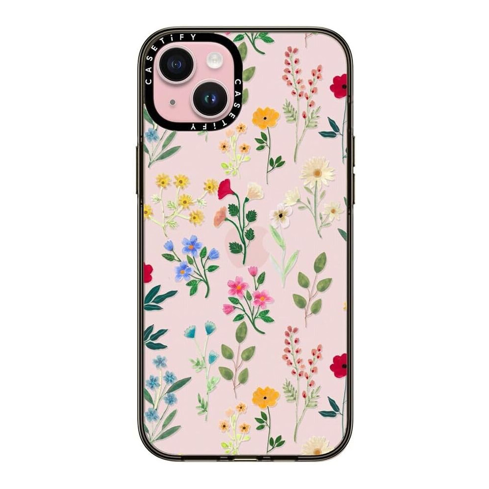Compact Case For Iphone 15 [2X Military Grade Drop Tested / 4Ft Drop Protection] - Spring Botanicals 2 7770198164152