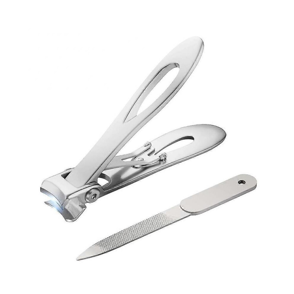 15mm Opening Nail Clippers, Stainless Steel Nail Clipper Set ,silver