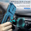 Case for iPhone 15 Pro Max Phone Case iPhone 15 Pro Max Case with Kickstand Ring Holder, with Camera Cover, with Magnetic Car Mount Function-Blue 4