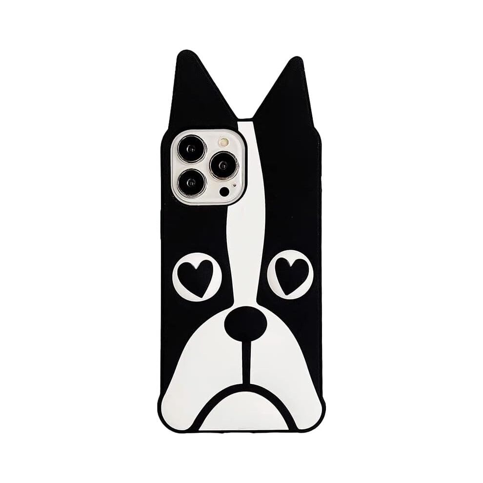 Apple Iphone 13 Ultra Thick Soft Silicone Case French Bulldog Puppy Animal 3D Cartoon Cute Fun Kawaii 7770198200300