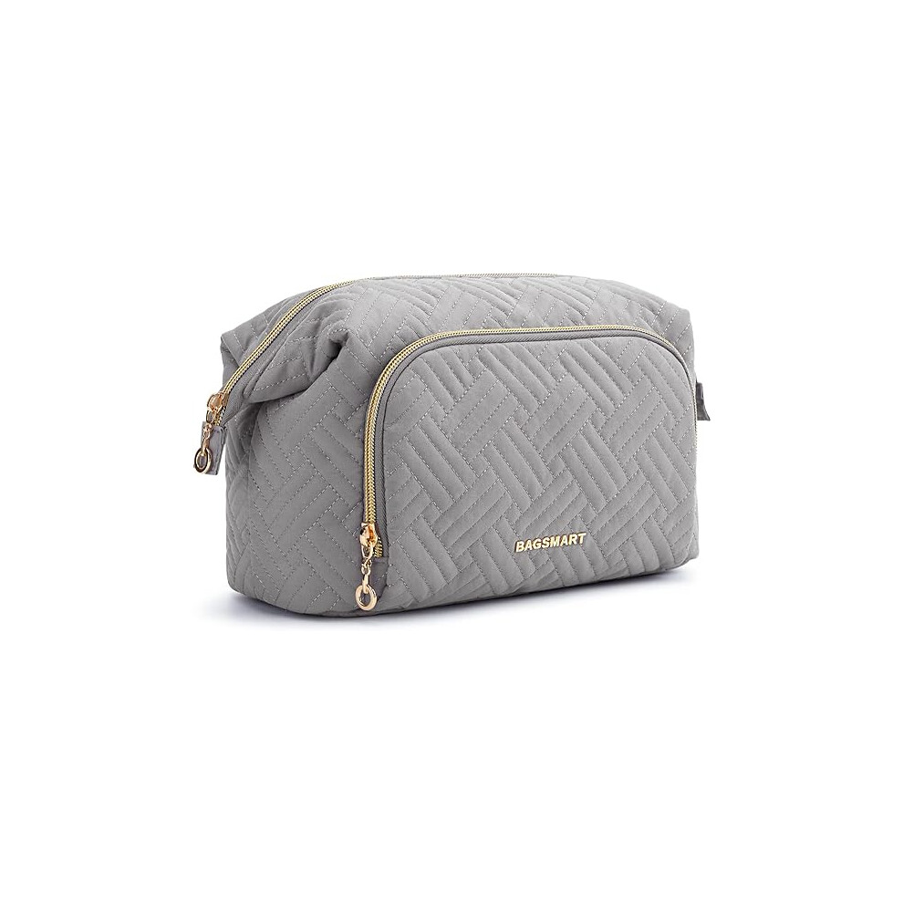 Tianfu Travel Makeup Bag, Cosmetic Bag Make Up Organizer Case,Large Wide-Open Pouch For Women Purse For Toiletries Accessories Brushes
