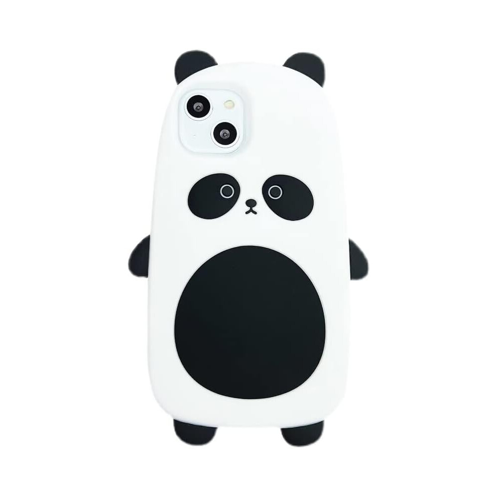 Apple Iphone 13 Pro Max Ultra Thick Soft Silicone Panda Case Cartoon Baby Animal Black White Colourful Cute Fun Cute Kawaii White,Black 7770198200270