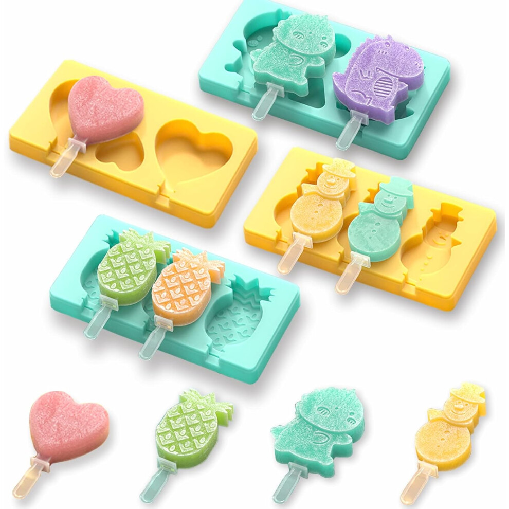 Popsicle Molds,Silicone Popsicle Molds For Toddlers,Homemade Frozen Baby Popsicle Molds,Kids Popsicle Molds,Bpa Free,Mini Popsicle Molds Tianfu