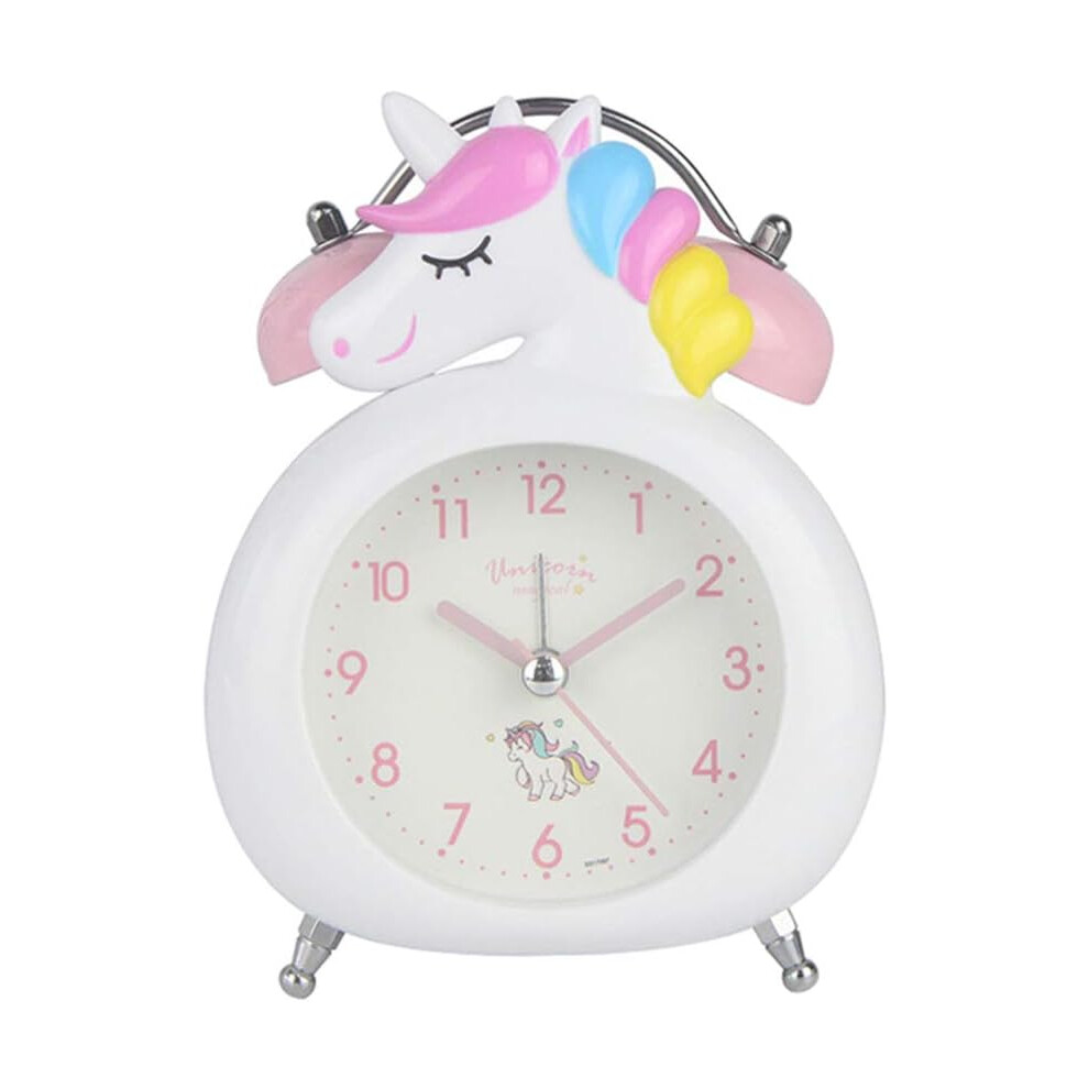 Unicorn Alarm Clock, Children's Alarm Clock, Silent Clock With Night Loud Alarm Clock, Children's Desk Clock Light Tianfu