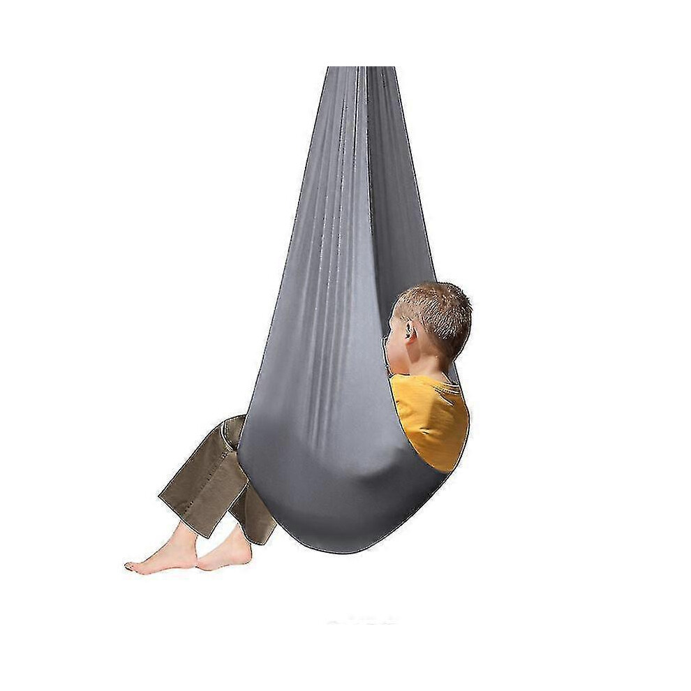(150*280CM, gray) New Aerial Yoga Swing Set & Hammock Kit For Flexibility & Pain Relief-image-OPC-PH59GY9-NEW