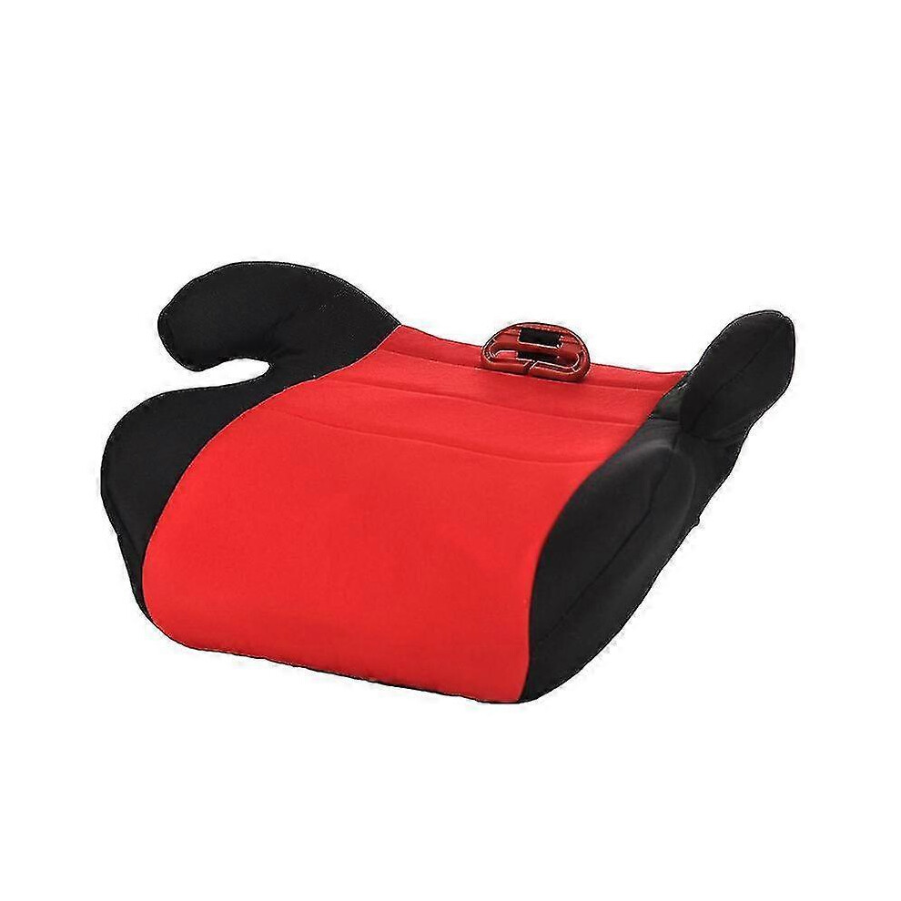 (Red) Portable Children Safety Car Booster Seats Harness Kids Baby Breathable Knitted