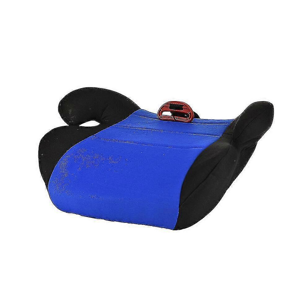 (blue) Portable Children Safety Car Booster Seats Harness Kids Baby Breathable Knitted
