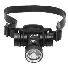 Ultra-bright rechargeable diving headlamp, 80,000 lumens, waterproof and adjustable for scuba diving and outdoor activities