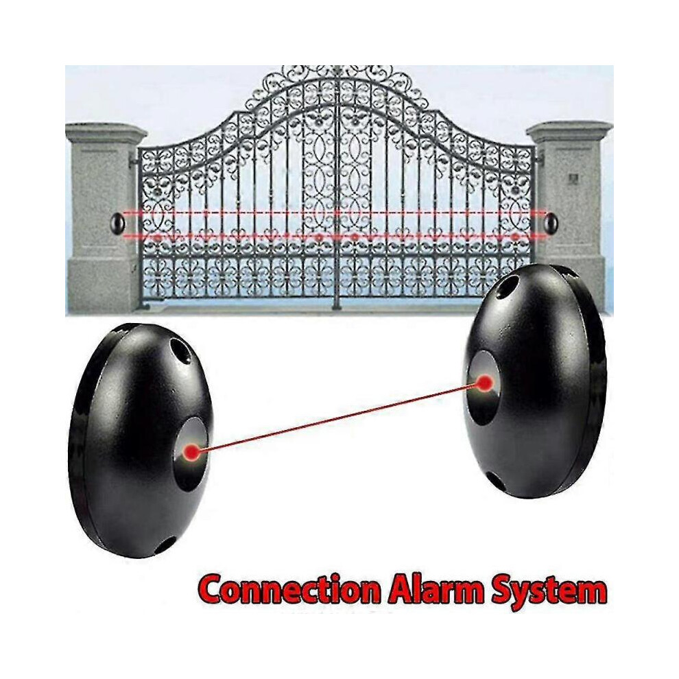2Pcs Infrared Beam Detector Burglar Ir Alarm Sensor Automatic Door Light Sensor Alarm System 5004229817345