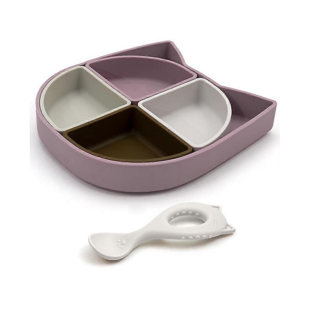 Baby Animal Shape Dishes Plate Feeding Food Tableware Bpa Free Cartoon Kids Dishes Baby Eating Dinnerware Training