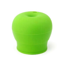 Silicone Sippy Lids Pack Of 2 Silicone Spout Makes Cup Into Spill-proof Sippy Cup for Babies And Toddlers ( Green)