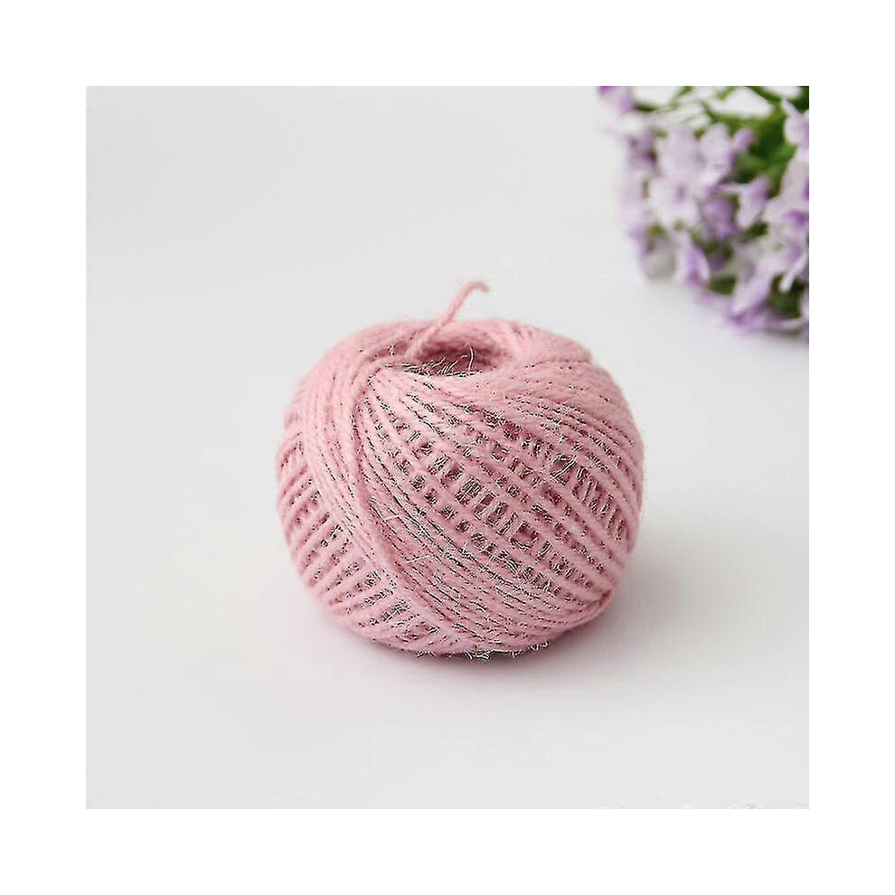 2Pcs Jute Twine 50M Jute String 3 Ply 2Mm Thickness Jute Rope For Decoration Garden Floristry Diy Arts Bundling Crafts 5004229818588