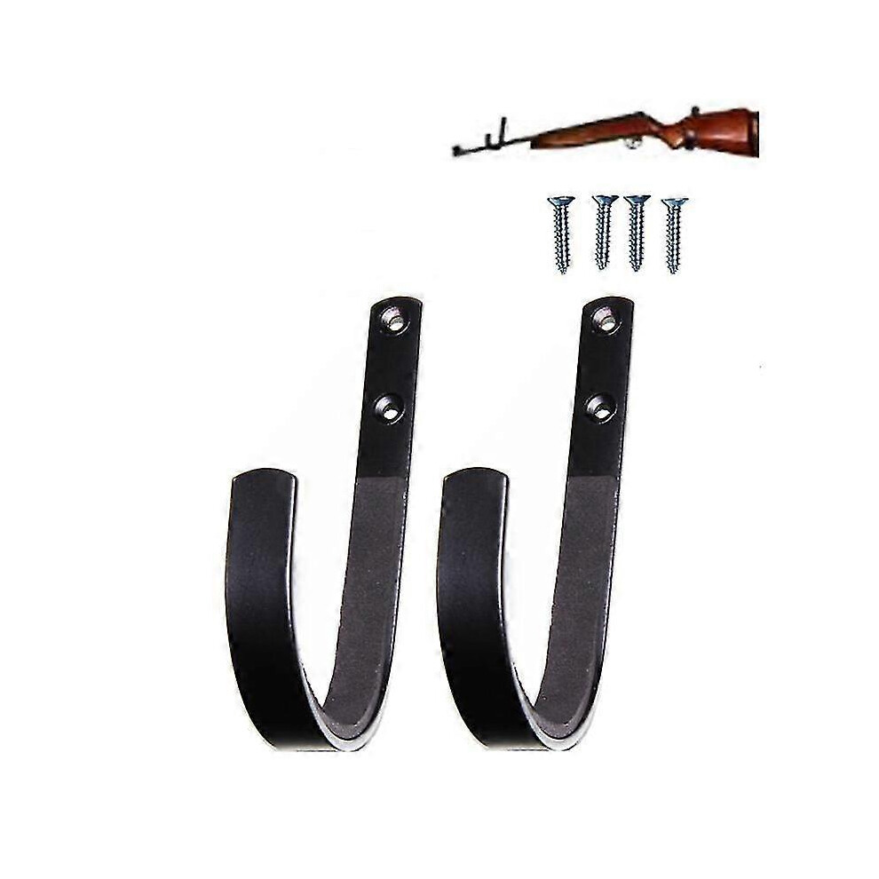 Kikidex (As Show, One Size) Gun Rack Storage Rifles Shotgun Hooks Wall Mount Hangers For Any Rifles Blue