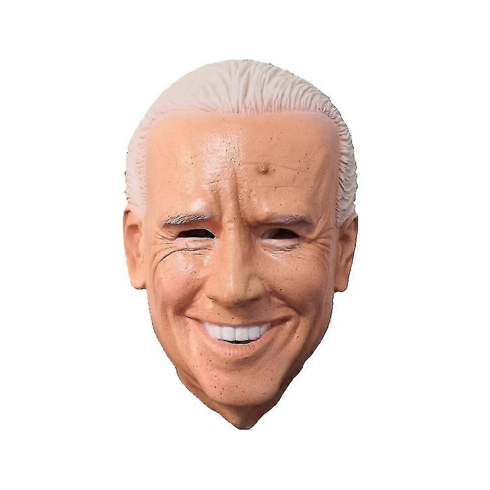 Kikidex (As Show, One Size) American Biden Face Mask Halloween Latex Blue