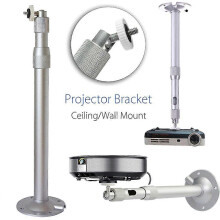 (As show, One size) Universal 20-40cm Projector Ceiling Wall Mount Aluminium Bracket 15kg Capacity