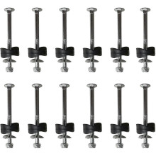 (As show, One size) 12 Pack Trampoline Spacers With Screws To Fix The Trampoline - Replacement Trampoline Accessories