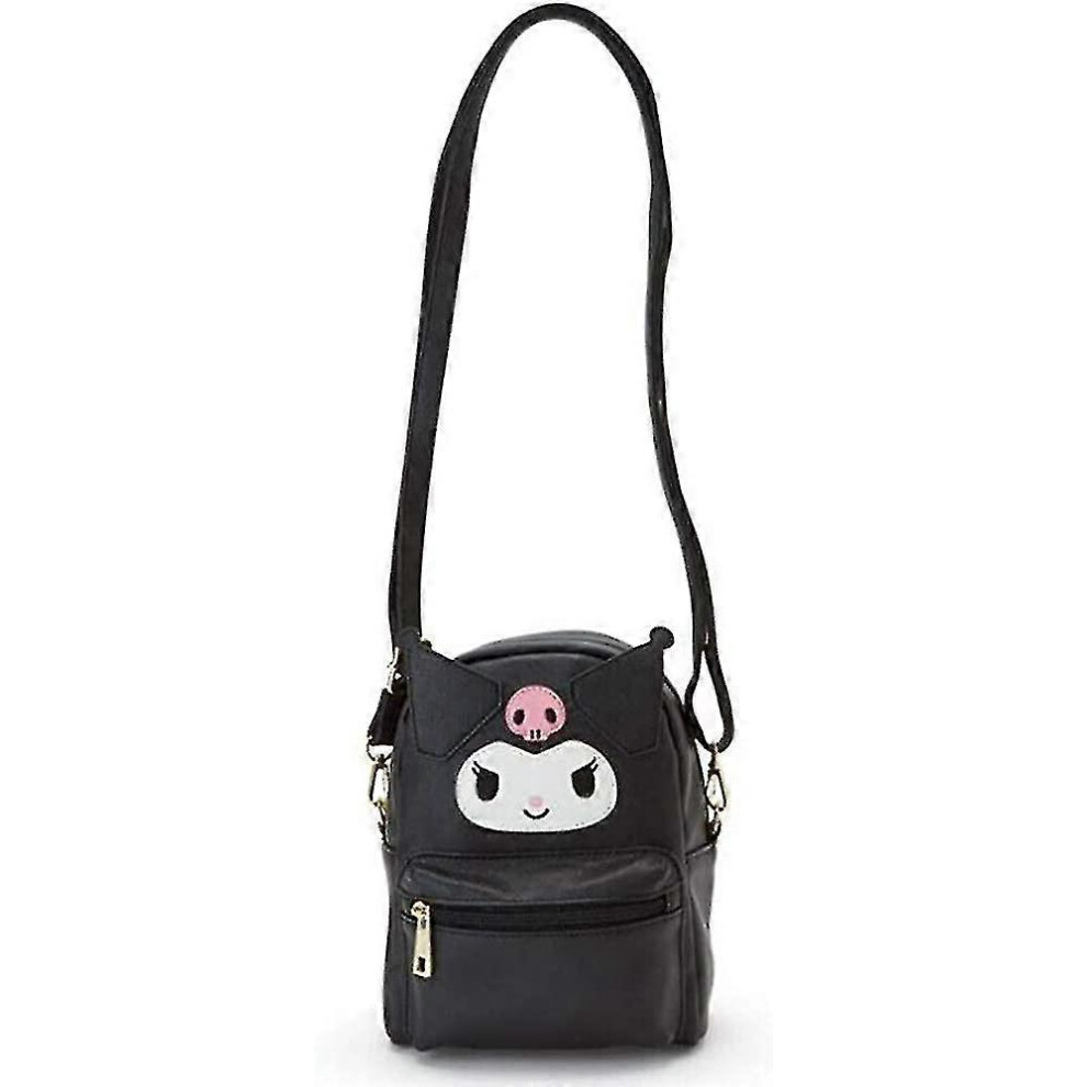 Kikidex (As Show, One Size) Kuromi Bag,My Melody Hello Kitty Cinnamoroll Pompompurin Cute Cartoon Backpack Shoulder Bag Doll Handbag Blue