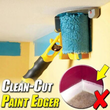 (As show, One size) Clean Paint Edger Roller Brush Banding Machine Wall Ceiling Painting Tool