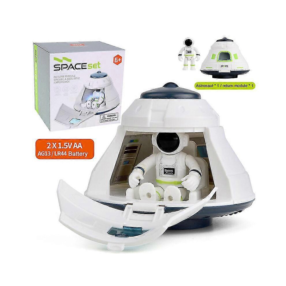 Kikidex (C, One Size) Space Rocket Toy Astronaut Spaceship Toy Kids Early Education Toy Birthday Gift For Boys Girls Blue