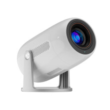 (As show, One size) 100M Smart Projector Support with WIFI and BT Auto Keystone Projector 4K Support Portable 1080P Movi