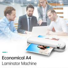 (As show, One size) A4 Laminating Machine 9 inches Thermal Laminator Machine Desktop Hot and Cold Lamination 2 Roller Sy