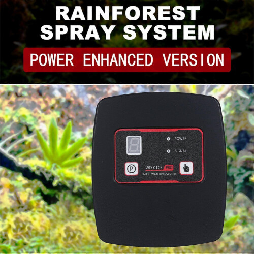 (As show, One size) Smart Watering System App Control Rainforest Spray System Humidification System for Climbing Pet Tur 2