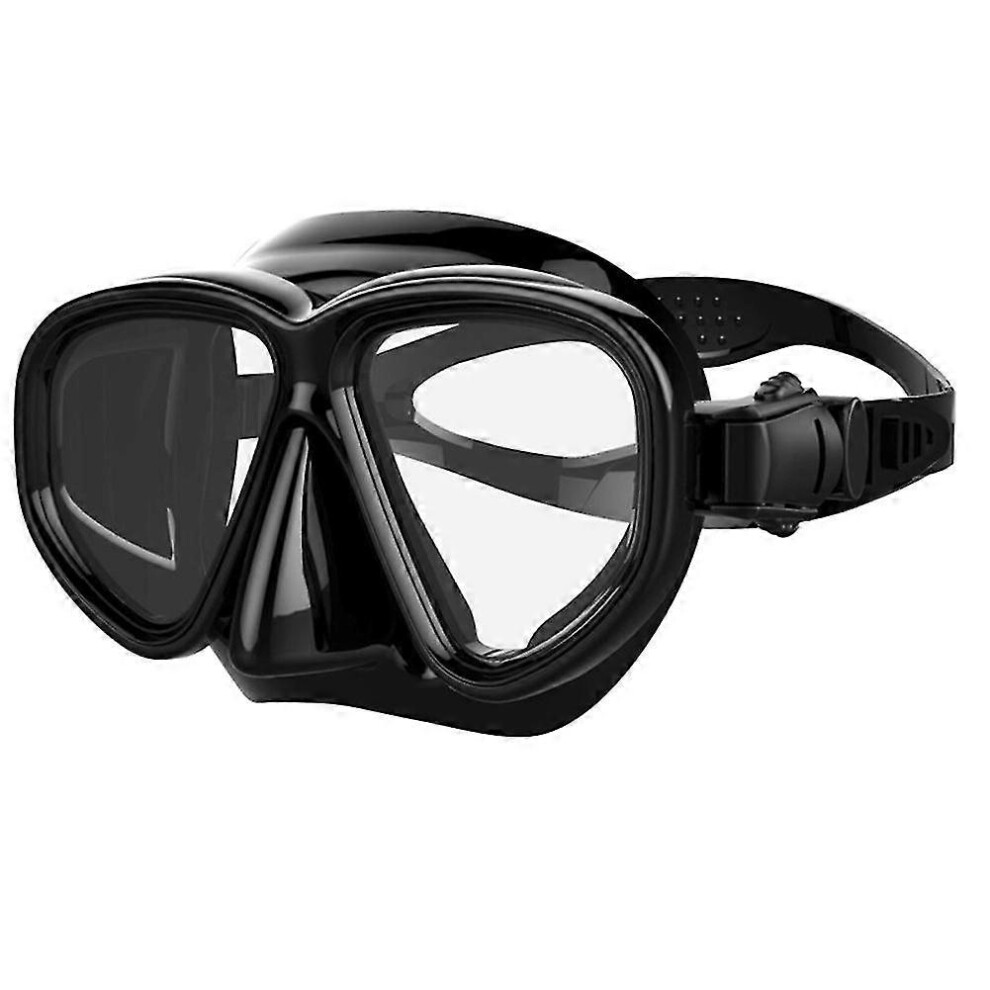 Kikidex (Sky One Size) Diving Goggles Anti-Fog Clear Wide View Swimming Glasses For Summer Swimming Blue