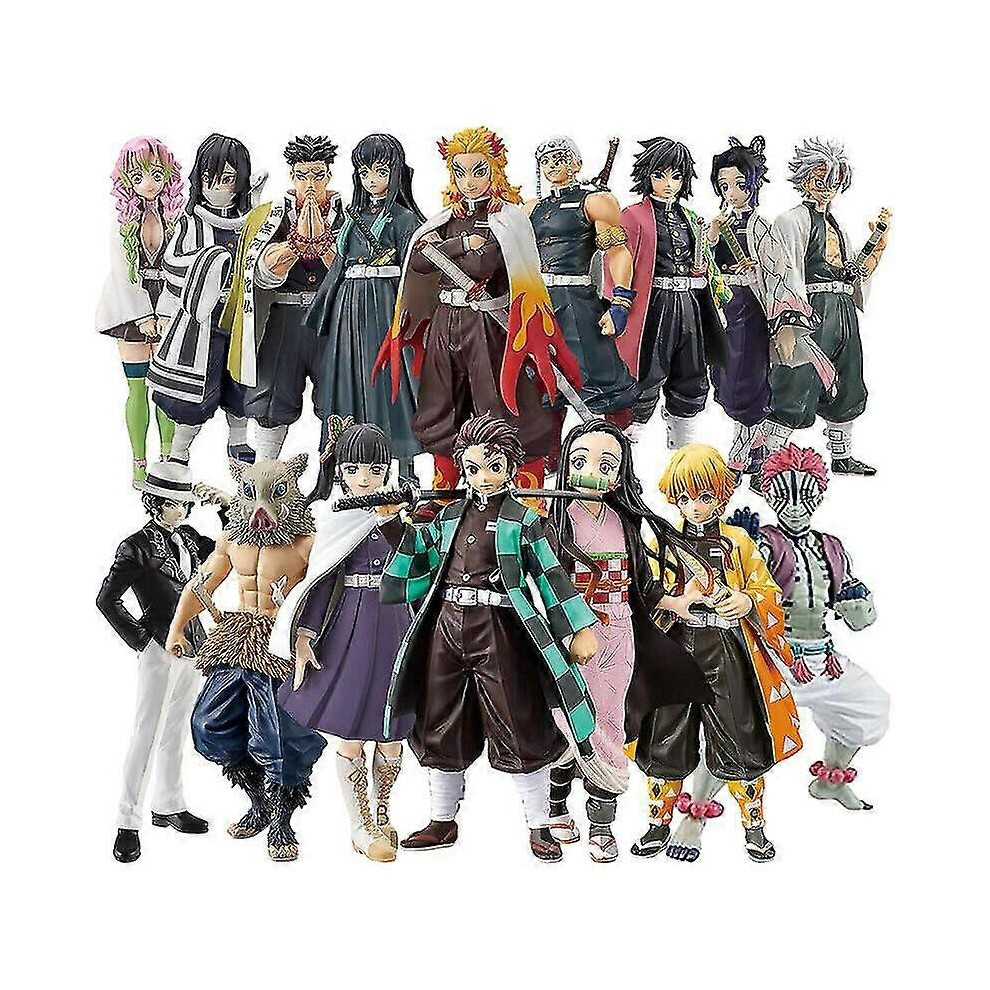 Kikidex (Pig Mask Inosuke Sc, One Size) Anime Demon Slayer: Kimetsu No Yaiba Tanjirou Nezuko Zenitsu Figure Model Toys New Blue
