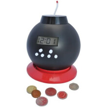 Time Bomb Alarm Clock & Money Box Great Gift Ideal for Christmas
