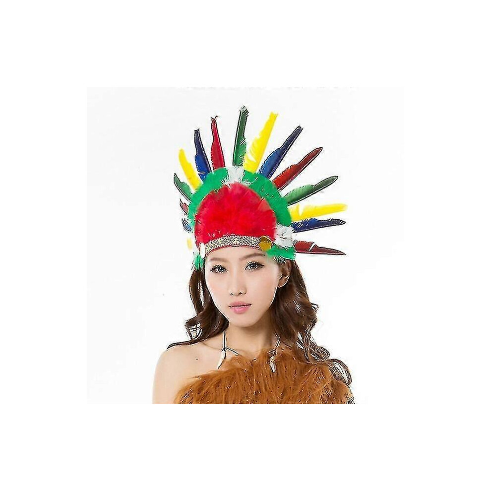 Kikidex (As Show, One Size) Adult Wild West Indies Headwear Headband