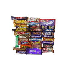 20 Different Chocolate Bars with Mixed Flavors