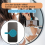 Suporte de telefone com ventosa para celular Love com capa dupla lateral de silicone e alça C 4
