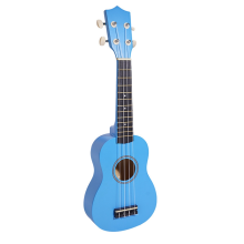 Een muzikale ukelele voor volwassenen, kinderen en beginners. Viersnarige kleine gitaar voor beginners. Kinderinstrument.