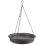 Hanging Bird Bath Feeder Round Tray Thickened Resin Deep Water 2