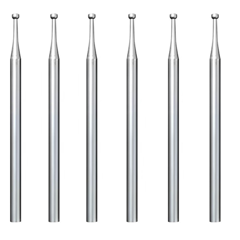 6 Pcs 1.8Mm Round Cup Burr - 3/32Inch Shank Wire Rounder Bits Jewelry Burs For Lapidary Making 4853024051093