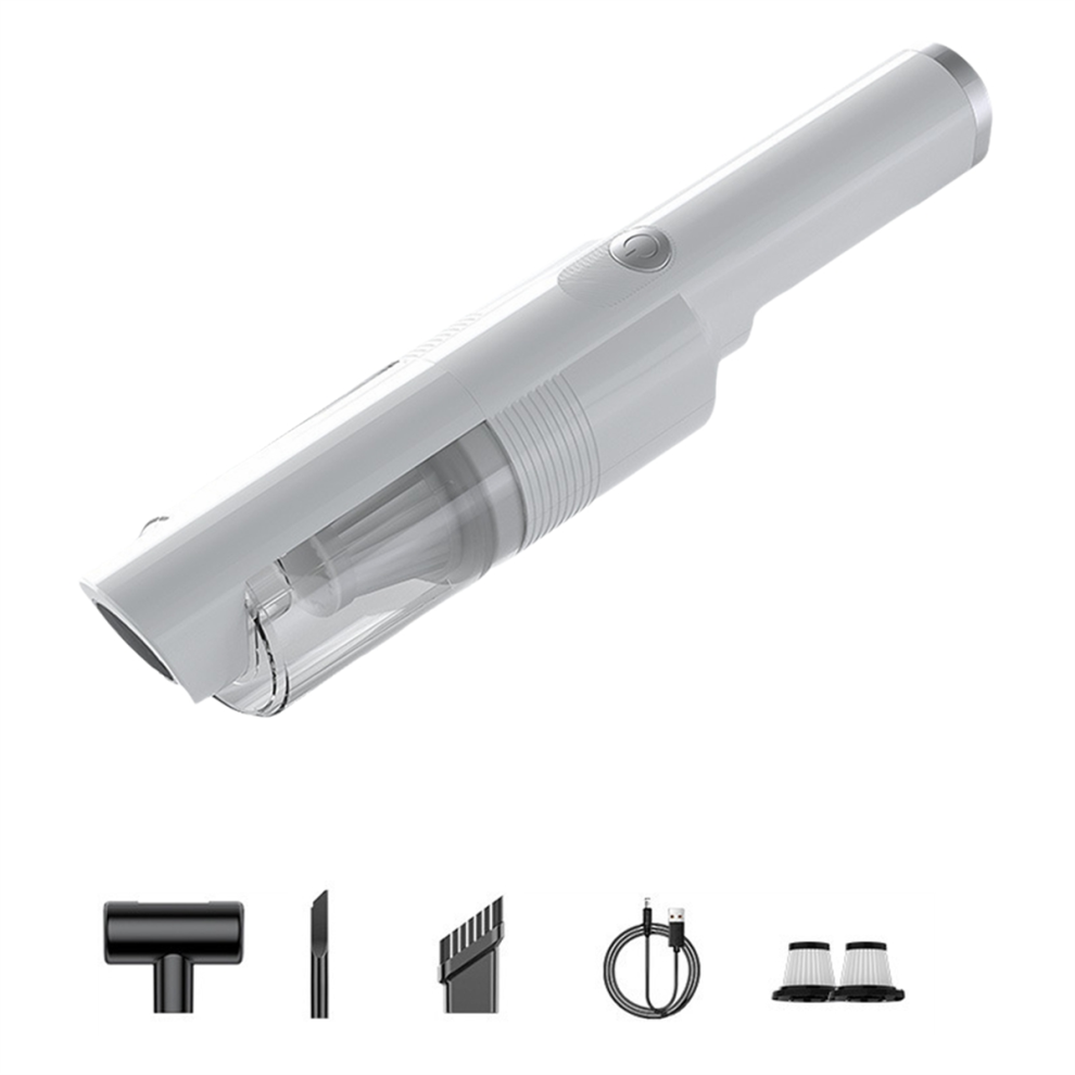 Car Vacuum Cleaner, Wireless Charging Home Mini Small High Power Cleaning White-image-OPC-PH59XBT-NEW