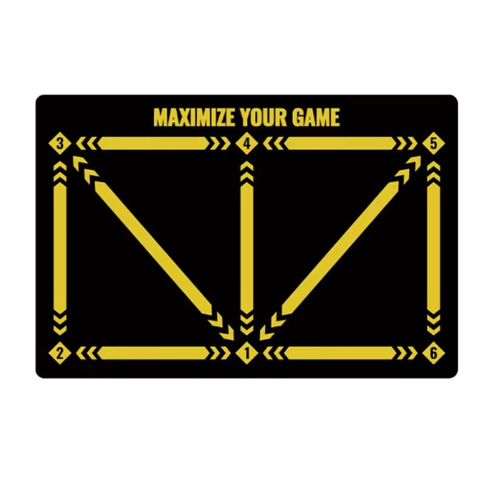 Tapis de sol antidérapant pour entraînement de football, tapis de contrôle du ballon, isolation phonique intérieure, fitness C