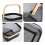 Metal Mesh Basket, Multi-Functional Hanging Kitchen Baskets Fruit Basket with Handle for Bathroom Picnic Black 9