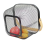 Metal Mesh Basket, Multi-Functional Hanging Kitchen Baskets Fruit Basket with Handle for Bathroom Picnic Black 8
