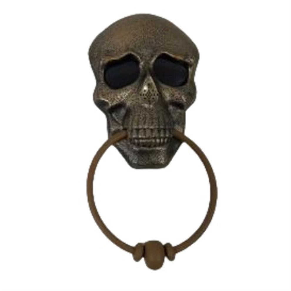 Torribaly Halloween Door Bell Skull Haunted Doorbell With Sound -Up Eyeball Scary Props For Front A Light